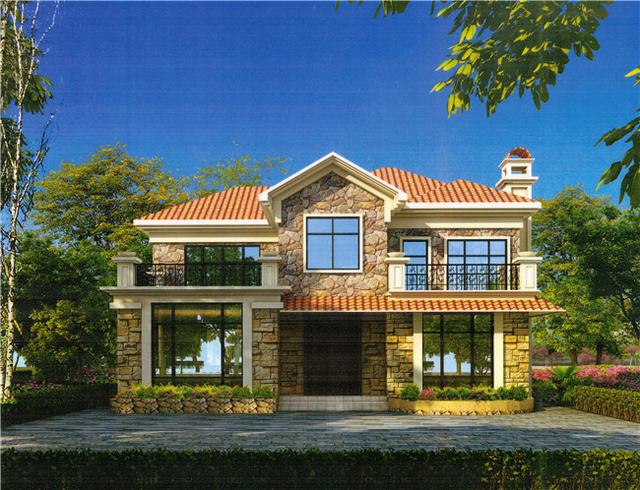 20萬(wàn)農(nóng)村自建二層樓房設(shè)計(jì)圖，看完借錢都想建