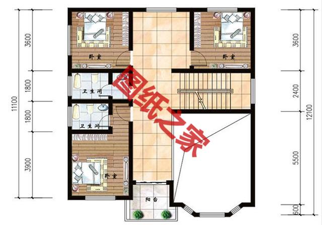20萬(wàn)農(nóng)村自建二層樓房設(shè)計(jì)圖，看完借錢都想建