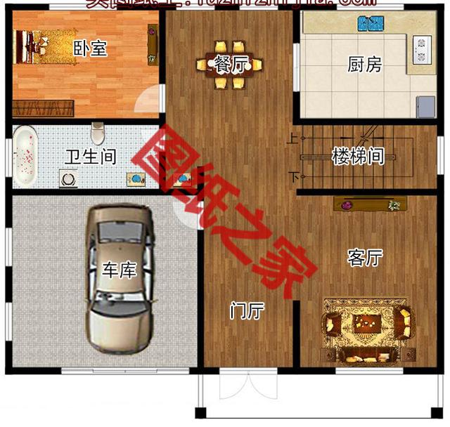 20萬(wàn)農(nóng)村自建二層樓房設(shè)計(jì)圖，看完借錢都想建