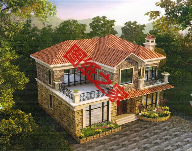 20萬(wàn)農(nóng)村自建二層樓房設(shè)計(jì)圖，看完借錢都想建