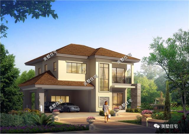 3款30萬(wàn)預(yù)算的二層小別墅設(shè)計(jì)圖，外觀美，戶型實(shí)用