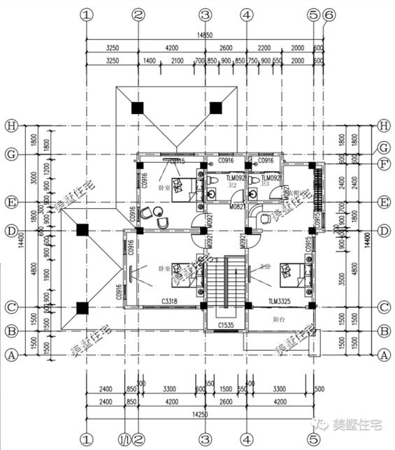 3款30萬(wàn)預(yù)算的二層小別墅設(shè)計(jì)圖，外觀美，戶型實(shí)用
