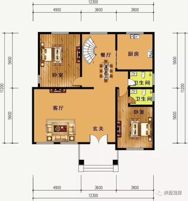 2套既經(jīng)濟(jì)又漂亮的二層樓房設(shè)計(jì)方案，95%的喜歡