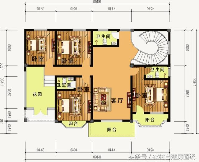 5款帶車庫的農(nóng)村別墅設(shè)計圖，有車的方便啦