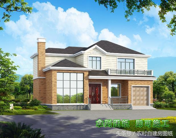 5款帶車庫的農(nóng)村別墅設(shè)計圖，有車的方便啦