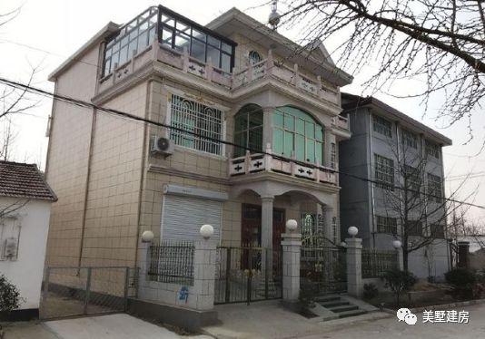 農(nóng)村實(shí)拍三層簡歐風(fēng)格自建樓，外觀棒棒噠