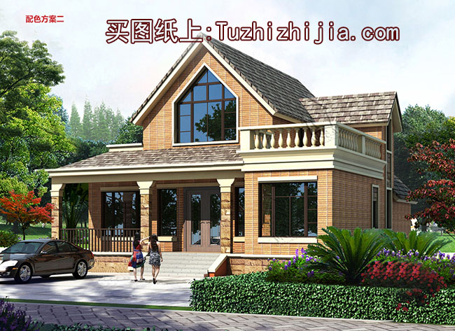 20萬農(nóng)村一層半小洋樓圖，自建別墅設計方案推薦