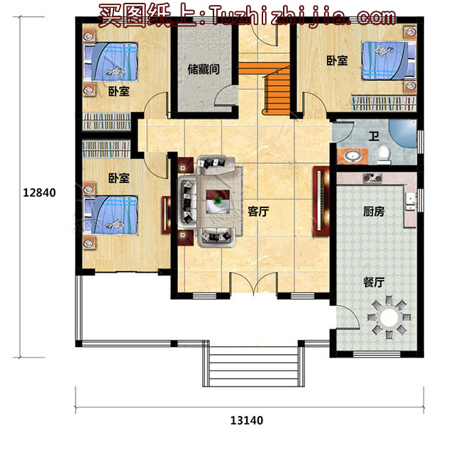 20萬農(nóng)村一層半小洋樓圖，自建別墅設計方案推薦