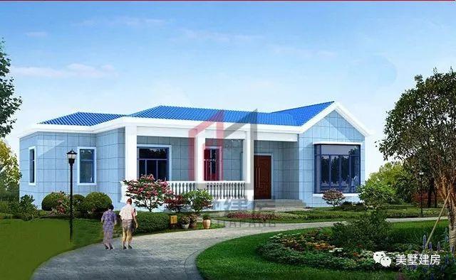 2款一層新農(nóng)村住宅設(shè)計圖，原來一層也可以這樣美