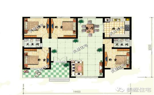 5款外觀精美的一層小別墅方案圖，看完不喜歡找我
