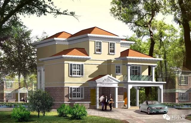 15x16m復式客廳三層房屋設計圖，大氣，美觀