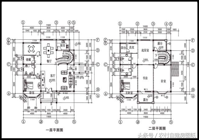 4款美式風(fēng)格二層小洋樓設(shè)計(jì)圖，看看你喜歡哪款