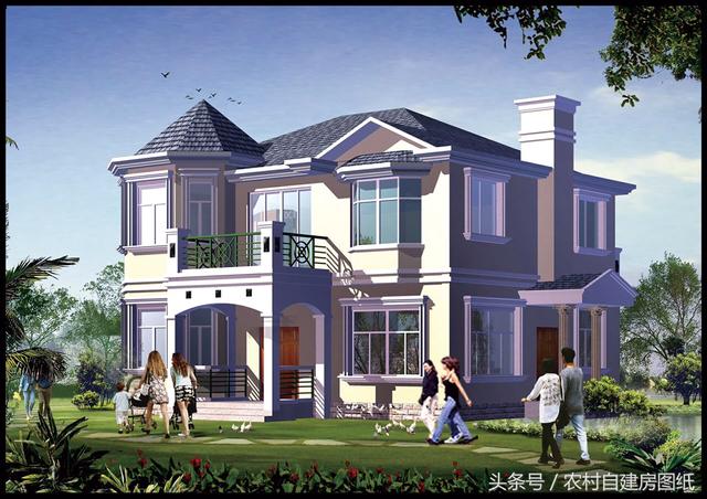 4款美式風(fēng)格二層小洋樓設(shè)計(jì)圖，看看你喜歡哪款