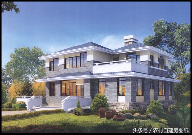 4款美式風(fēng)格二層小洋樓設(shè)計(jì)圖，看看你喜歡哪款