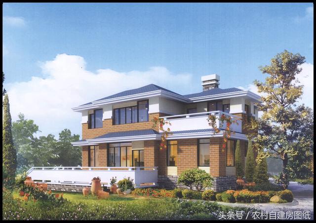 4款美式風(fēng)格二層小洋樓設(shè)計(jì)圖，看看你喜歡哪款