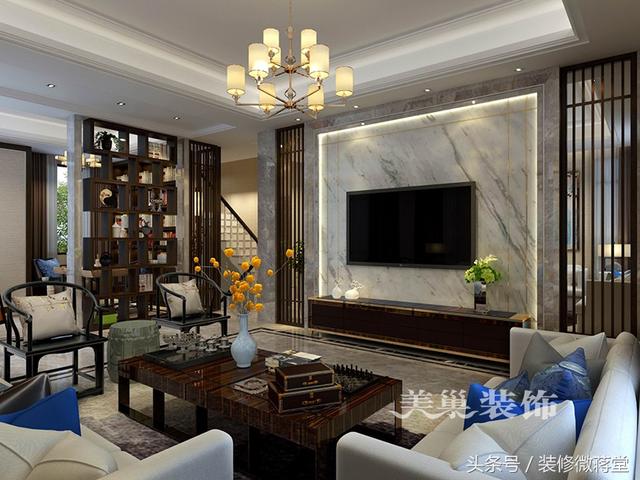 古典中式風格別墅裝修實拍，格調(diào)高雅布局精美