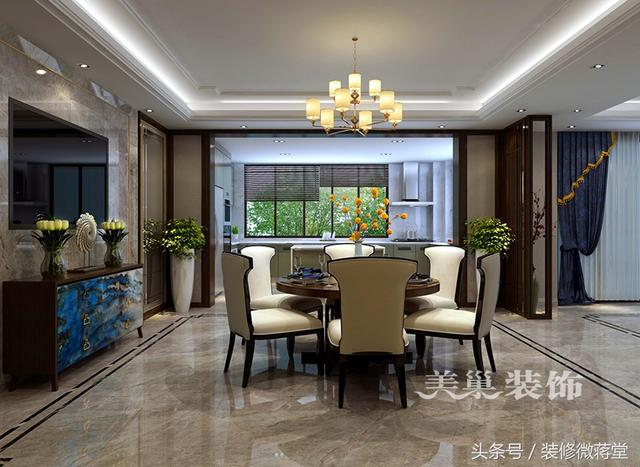 古典中式風格別墅裝修實拍，格調(diào)高雅布局精美