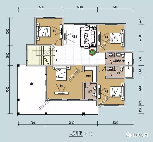 3款帶車庫(kù)的兩層半小別墅設(shè)計(jì)圖，造價(jià)30萬(wàn)左右