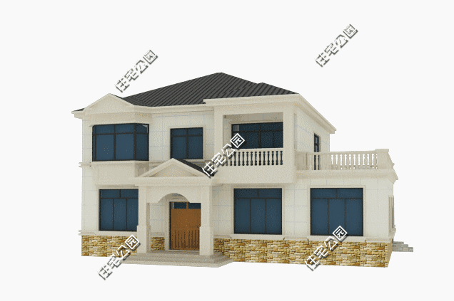 15X11米農(nóng)村兩層別墅設(shè)計方案，5室3廳帶露臺