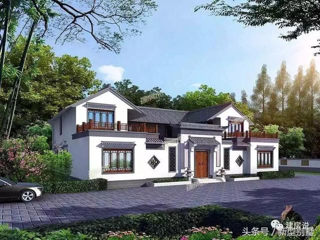 15款中式別墅設(shè)計效果圖片，低調(diào)、奢華，古香古色