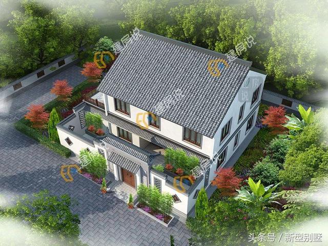 15款中式別墅設(shè)計效果圖片，低調(diào)、奢華，古香古色