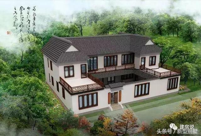 15款中式別墅設(shè)計效果圖片，低調(diào)、奢華，古香古色