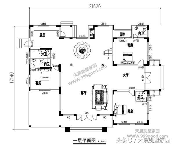 2款農(nóng)村豪宅設(shè)計(jì)方案圖，氣派、有面子
