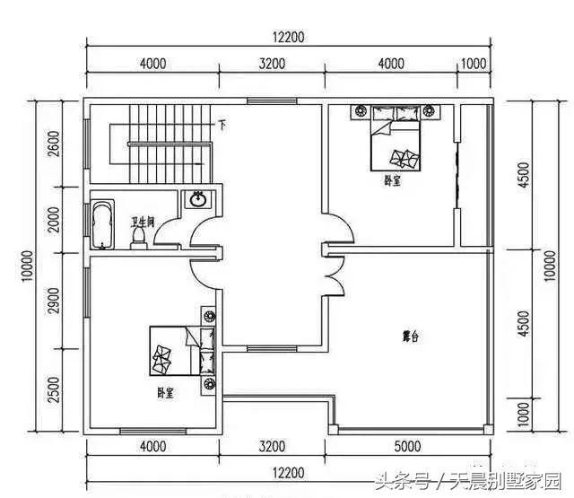 2款農(nóng)村豪宅設(shè)計(jì)方案圖，氣派、有面子