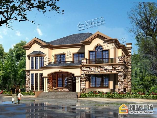 10個(gè)臥室二層別墅設(shè)計(jì)，大家庭也住得下