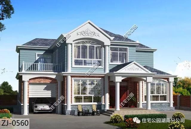 16X14米二層別墅設(shè)計(jì)戶(hù)型圖，拒絕千篇一律