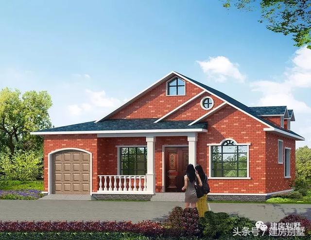 4款經(jīng)典漂亮的一層別墅戶型圖，建起來太漂亮了