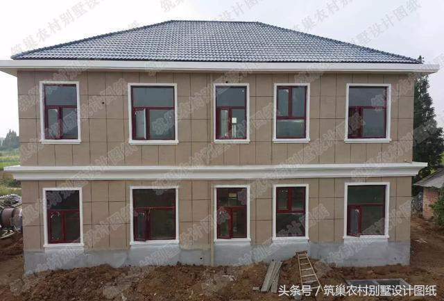 360㎡帶地下室二層農(nóng)村自建別墅方案，讓城里人羨慕吧