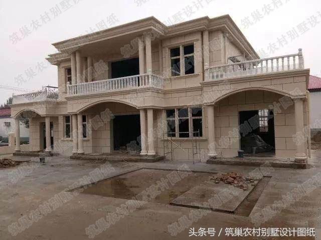 360㎡帶地下室二層農(nóng)村自建別墅方案，讓城里人羨慕吧