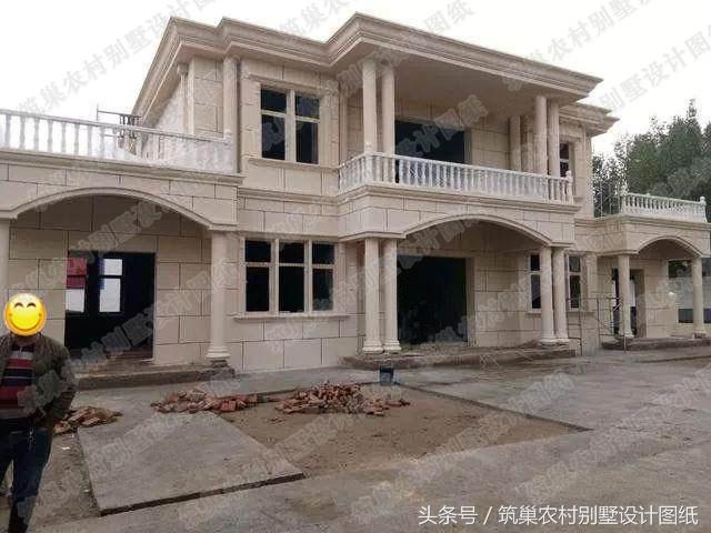 360㎡帶地下室二層農(nóng)村自建別墅方案，讓城里人羨慕吧