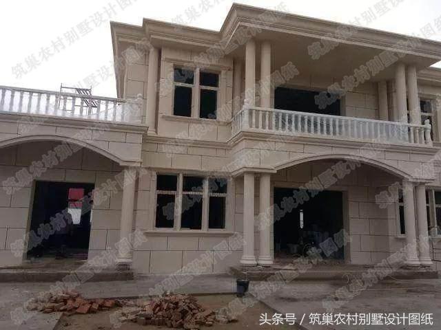 360㎡帶地下室二層農(nóng)村自建別墅方案，讓城里人羨慕吧