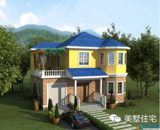 低碳環(huán)保一層半小洋樓圖片，簡約、好看的戶型