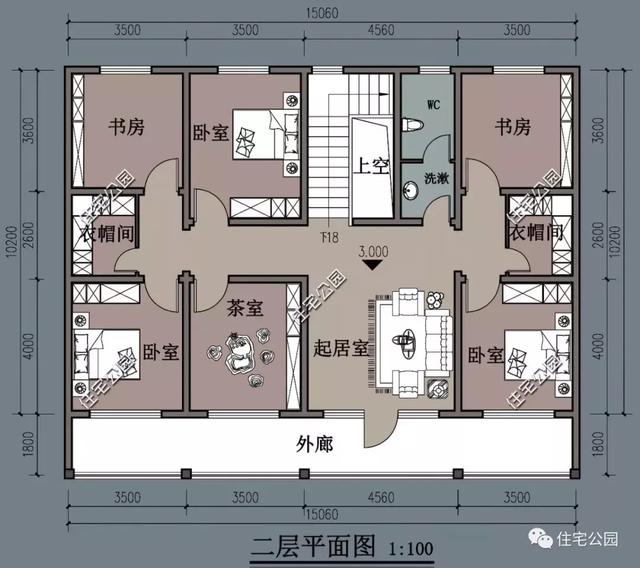 帶小院的新中式房屋設(shè)計方案，適合農(nóng)村養(yǎng)老