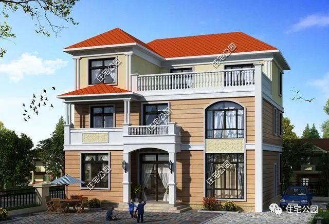 12X11米農(nóng)村3層房屋設(shè)計(jì)圖，2中戶型布局，看看建哪個(gè)