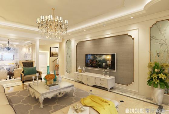 簡(jiǎn)歐疊拼別墅裝修設(shè)計(jì)，風(fēng)典雅與豪華