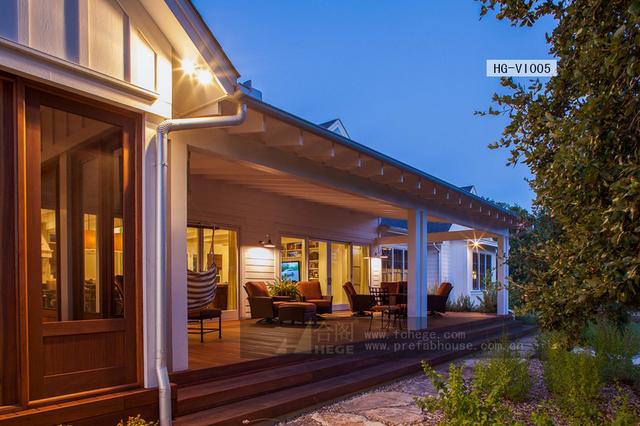 一層田園風(fēng)格別墅圖片，附室內(nèi)裝修圖