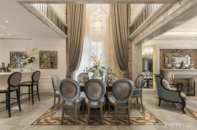 法式別墅裝修設(shè)計(jì)案例實(shí)拍，高貴、奢華、浪漫