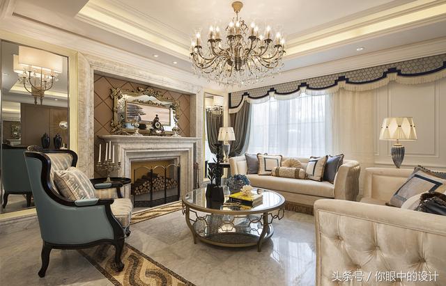 法式別墅裝修設(shè)計(jì)案例實(shí)拍，高貴、奢華、浪漫