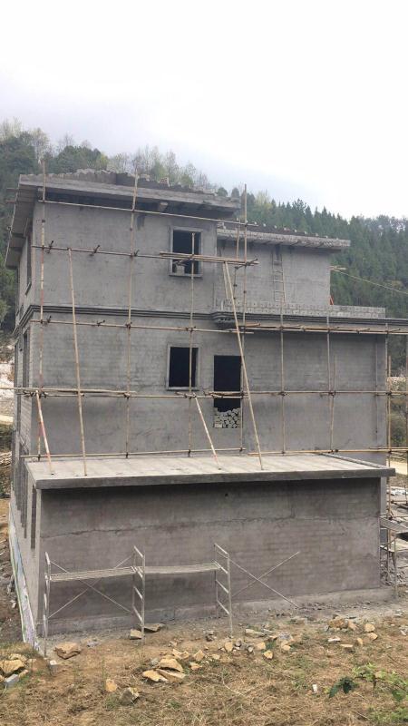 12x12農(nóng)村三層樓房設計圖，帶建好的實拍照片