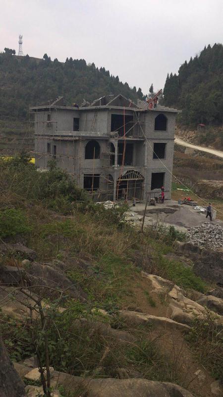 12x12農(nóng)村三層樓房設計圖，帶建好的實拍照片