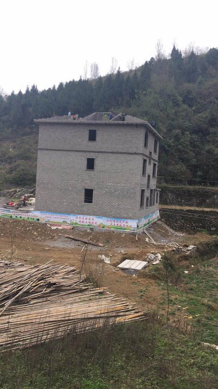 12x12農(nóng)村三層樓房設計圖，帶建好的實拍照片