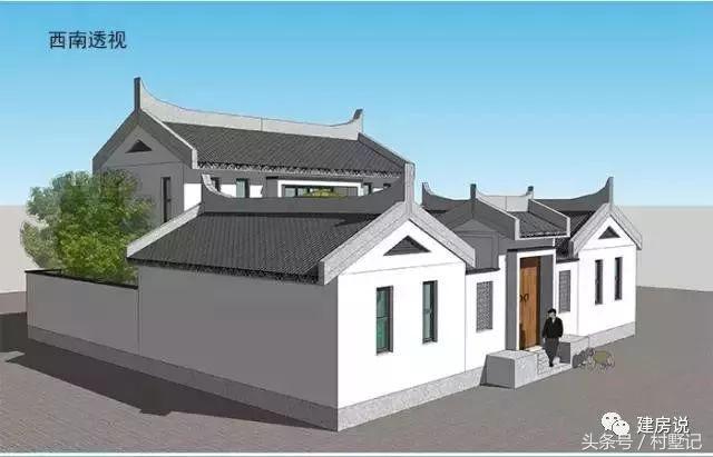 四合院別墅這樣蓋才好看，蓋好能傳幾代