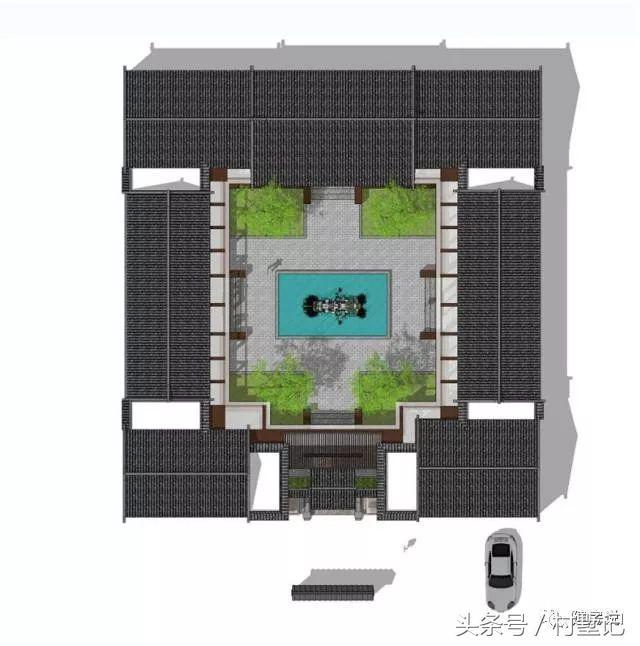 四合院別墅這樣蓋才好看，蓋好能傳幾代