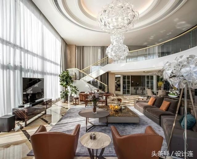 豪宅公寓裝修設(shè)計案例圖，不比別墅差