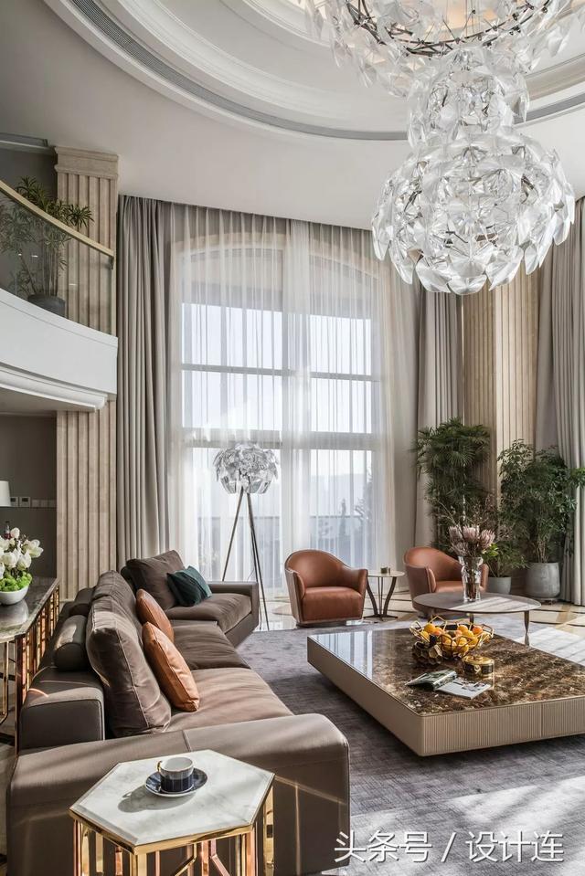 豪宅公寓裝修設(shè)計案例圖，不比別墅差