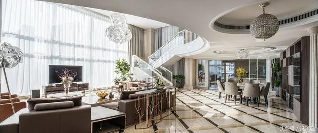 豪宅公寓裝修設(shè)計案例圖，不比別墅差